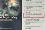 Thu hồi sách về báo chí, truyền thông dịch không xin phép, không đề tên tác giả