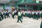 TPHCM: Nghỉ lễ 2/9, HS lớp 6 THCS Hà Huy Tập vẫn phải tập trung đến trường