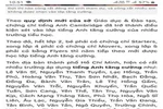 Một website đưa thông tin sai sự thật về điều kiện học lớp tiếng Anh tăng cường