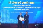 PGS Lê Hiếu Giang trở thành Hiệu trưởng Trường ĐH Sư phạm kỹ thuật TP.HCM