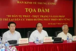 Ban Kinh tế Trung ương tham vấn ý kiến chuyên gia về “di cư tự phát” 