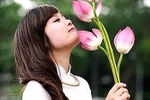 Nữ sinh HV Báo chí và Tuyên truyền khoe nét thanh tân quyến rũ