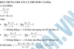 Đáp án đề thi Cao đẳng môn Toán khối A, A1, B năm 2012