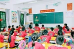 Học sinh lớp 1 ở Ninh Bình tựu trường ngày 22/8