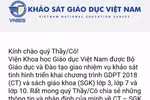 Viện Khoa học GDVN khảo sát CTGDPT 2018 và SGK, tôi có ý kiến về môn Ngữ văn