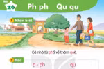 Chương trình yêu cầu học sinh lớp 1 cần biết viết, biết đọc các từ có chữ P