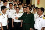 Thăm, động viên lực lượng tàu ngầm VN chuẩn bị đi đào tạo nước ngoài 