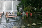 Khám phá nhà hàng dưới thác nước ở Philippines