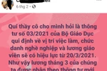 Giáo viên cấp 2 nào đứng lớp có cơ hội hưởng lương mới kịch khung?