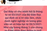 Giáo viên cấp 2 nào đứng lớp có cơ hội hưởng lương mới kịch khung?