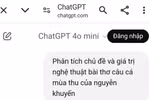 Một bộ phận học sinh, giáo viên đang quá lệ thuộc vào ChatGPT 