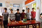 Bắt quả tang 6 đối tượng mua bán, tàng trữ chất ma túy