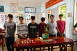 Bắt quả tang 6 đối tượng mua bán, tàng trữ chất ma túy