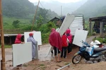 Những nàng thợ xây ở điểm trường mầm non Hô Củng B