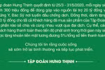 Tập đoàn Hưng Thịnh tài trợ 20 tỷ đồng cho y, bác sĩ nơi tuyến đầu chống dịch