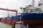 Hạ thủy tàu 104.000 tấn do Việt Nam sản xuất 