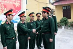 Đại tướng Phùng Quang Thanh làm việc với Cục Công nghệ thông tin