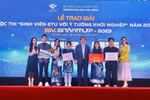 Dự án "Vải vụn và thời trang" đạt giải Nhất cuộc thi khởi nghiệp của ĐH Hòa Bình
