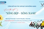 Công bố 300 tác giả nhận giải đồng hạng "Cuộc thi viết Sống đẹp - Sống xanh"