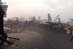 Tàu sân bay USS Carl Vinson phát động tấn công đánh khủng bố ISIS