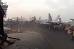 Tàu sân bay USS Carl Vinson phát động tấn công đánh khủng bố ISIS