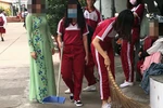 Học sinh tố cáo thầy giáo giảng bài “thô tục” bị phạt quét rác