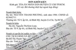 Thượng úy Công an khởi kiện thêm Tổ trưởng dân phố