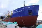 Hạ thủy tàu TSHD 2000 thực hiện nhiệm vụ ở vùng phía bắc nước Nga