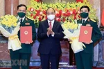 Trao quyết định thăng quân hàm Đại tướng cho Bộ trưởng Quốc phòng