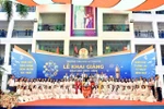 Tưng bừng lễ khai giảng ở Hệ thống giáo dục Lý Thái Tổ