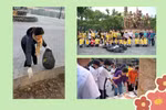 Cô giáo 10 năm kiên trì nhặt rác quanh hồ Thiền Quang 