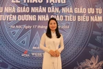 Nữ nhà giáo tiêu biểu với sáng kiến ứng dụng CNTT vào tính khẩu phần ăn cho trẻ