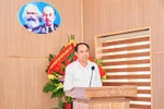 Phó giáo sư Lê Quốc Tiến chúc các thí sinh bình tĩnh, tự tin làm bài thi tốt