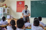 Gần 40 năm đứng lớp, cô Mùi tâm niệm, không trau dồi chuyên môn sẽ bị thụt lùi