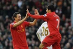 Liverpool 5 - 0 Swansea: The Kop leo lên vị trí thứ 7
