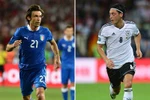 Tâm điểm đại chiến Đức - Italia: Mesut Ozil vs Andrea Pirlo