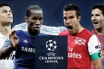 Chùm ảnh ấn tượng về các cặp đấu knock-out Champions League