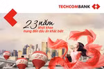 Gửi tiết kiệm tại Techcombank, khách hàng nhận quà tặng độc đáo từ Lý Quý Khánh