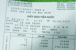 Một gia đình "hoa mắt" vì hóa đơn tiền nước... 22 triệu đồng/tháng 