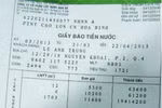 Một gia đình "hoa mắt" vì hóa đơn tiền nước... 22 triệu đồng/tháng 