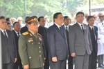 Tổng Bí thư, Chủ tịch nước CHDCND Lào viếng Đại tướng Võ Nguyên Giáp
