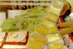 Vàng trong nước cao hơn quốc tế 4,5 triệu đồng/lượng
