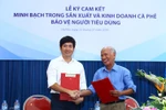 Vinacafé cam kết sản xuất cà phê 100% nguyên chất