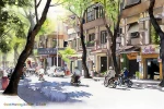 9 bức tranh vẽ Sài Gòn "đẹp lạ lùng" của người họa sĩ Nhật