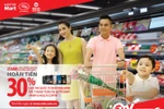 Hoàn tiền 30% tại Lotte Mart khi chi tiêu bằng thẻ quốc tế Maritime Bank 