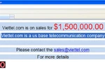 Tên miền Viettel.com được rao bán giá 1,5 triệu USD