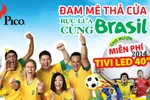 PICO khuyến mại World Cup: Đam mê "thả cửa", rực lửa cùng Brazil