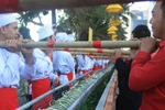 Xem lò nấu bánh tét dài kỷ lục 37m dịp Tết 2012