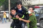 Nhiều cảnh sát PCCC nhập viện trong vụ cháy cây xăng gần viện 108