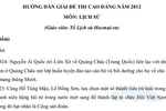 Đáp án đề thi Cao đẳng môn Sử khối C năm 2012
